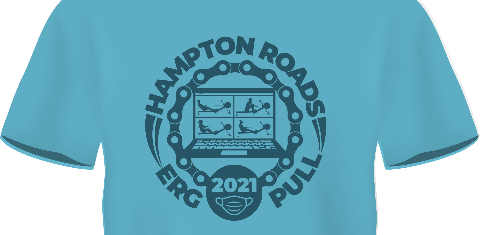 New T-shirt Design for Hampton Roads Erg Pull 2021