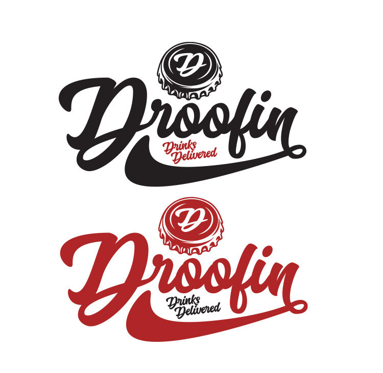 Logo Design, Beer Company, Droofin, Graphic Designer, brand marketing